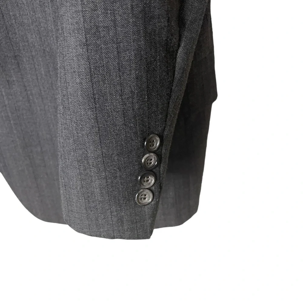 Kuppenheimer Blazer Mens 46R Gray Sport Coat Suit Jacket Wool Biella Union USA